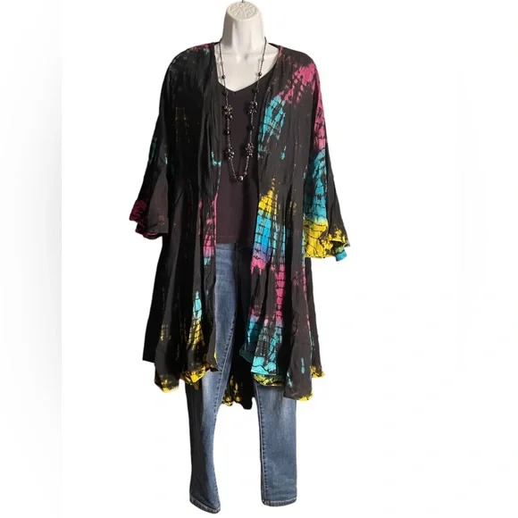 NWT. S/M in SizeCARDIGAN by Sacred Threads. BL/RD7. 222662 - Picture 1 of 4